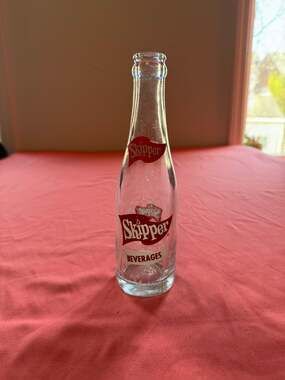 Vintage Skipper Beverages Soda Bottle - Roma Bottling Works Pittsburgh PA